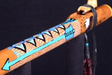 Mulberry Native American Flute, Minor, Mid F#-4, #G22C (6)
